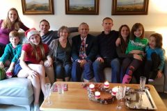 2019 - Christopher de Chazal family...From left Vanessa, Thomas, Isabel, Toby, Thelma, Christopher, Oscar, Melanie, Clara, Anya