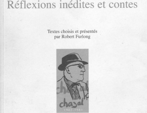REFLEXIONS INEDITES Texte de Robert Furlong